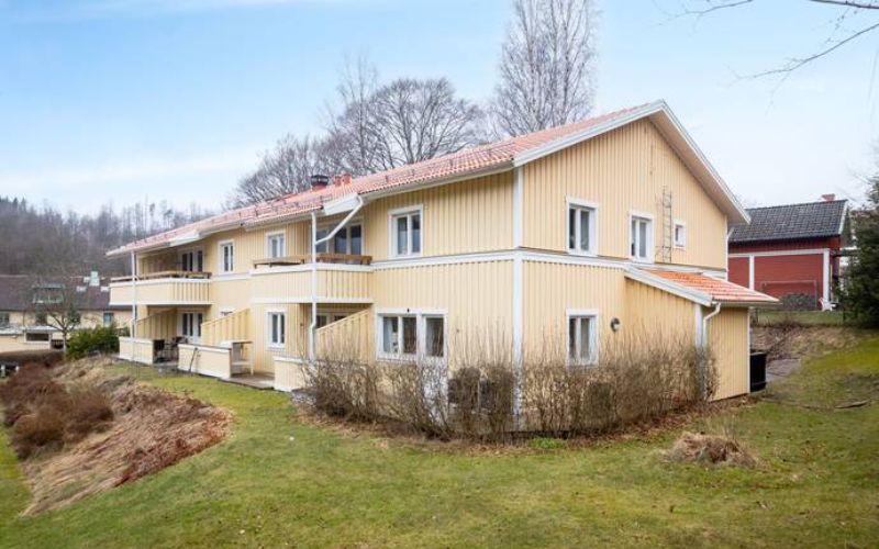Infodring av rör i hus. Vendelsö, Haninge