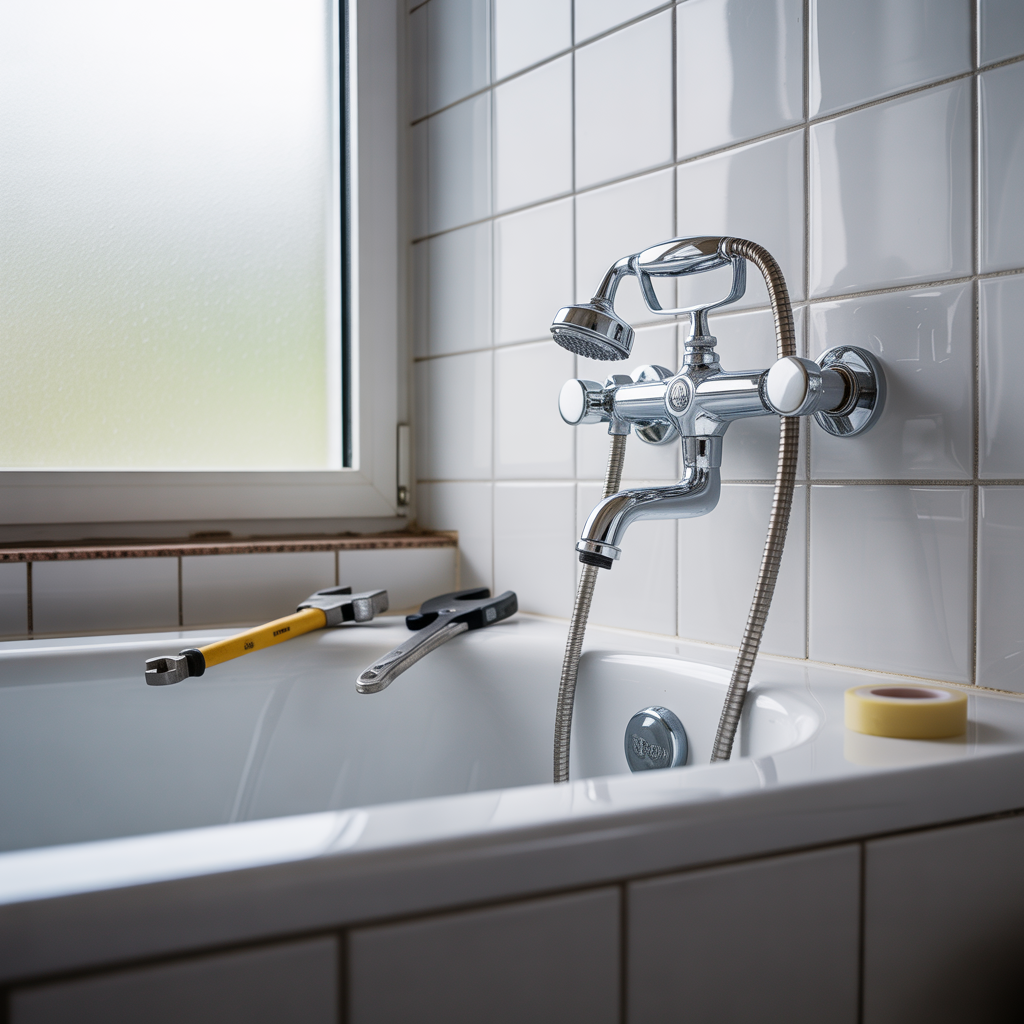 7.Sa installerar du en ny duschblandare pa ratt satt
