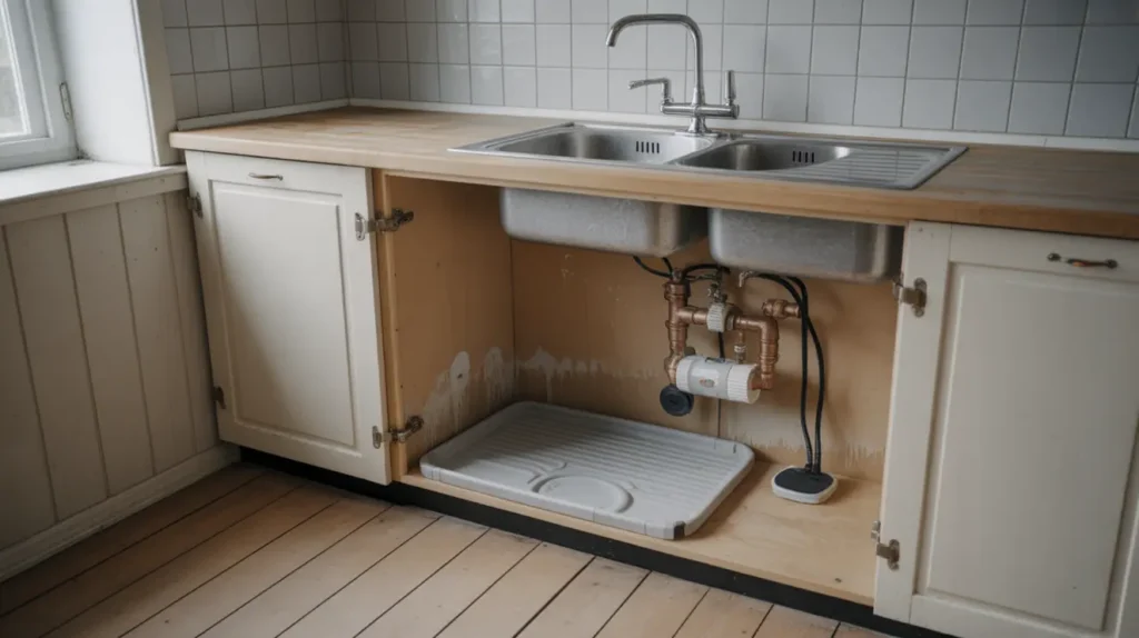 installation av ny vattenfelsbrytare och droppskydd i skog s tr ngsund