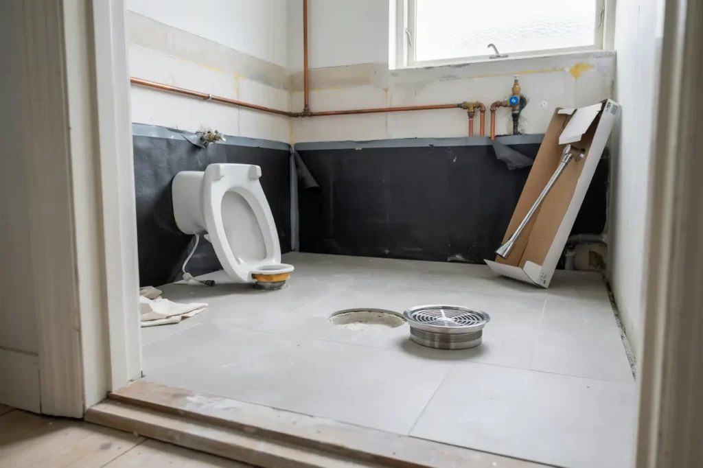 dags att byta golvbrunn toalettstol och takdusch s planerar du badrumsbytet smart och s kert